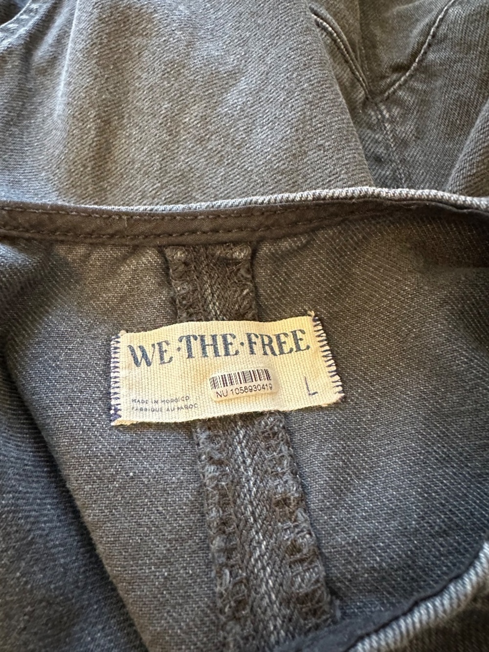 Free People x We The Free High Roller Shortall in Black | Size Large - Picture 8 of 10